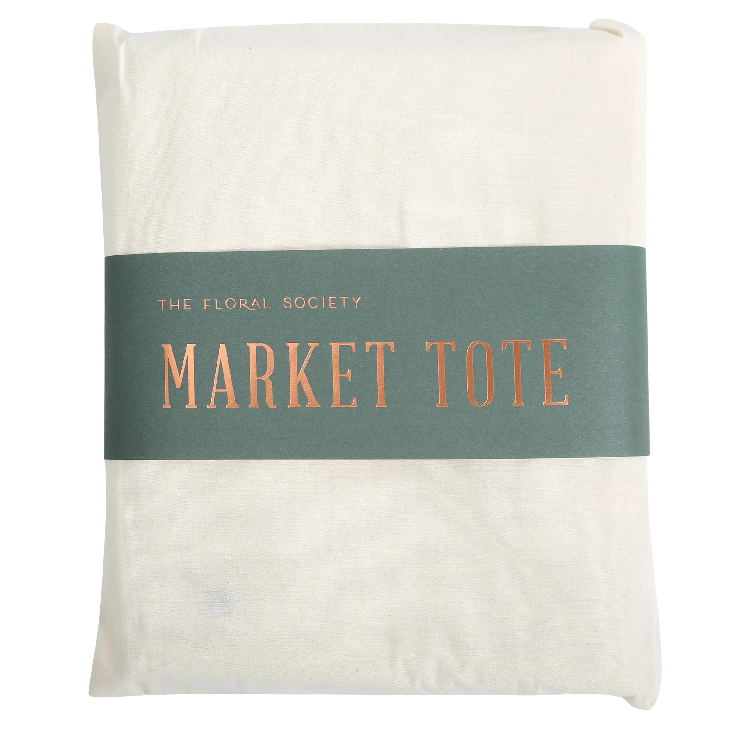The Floral Society Canvas Market Tote