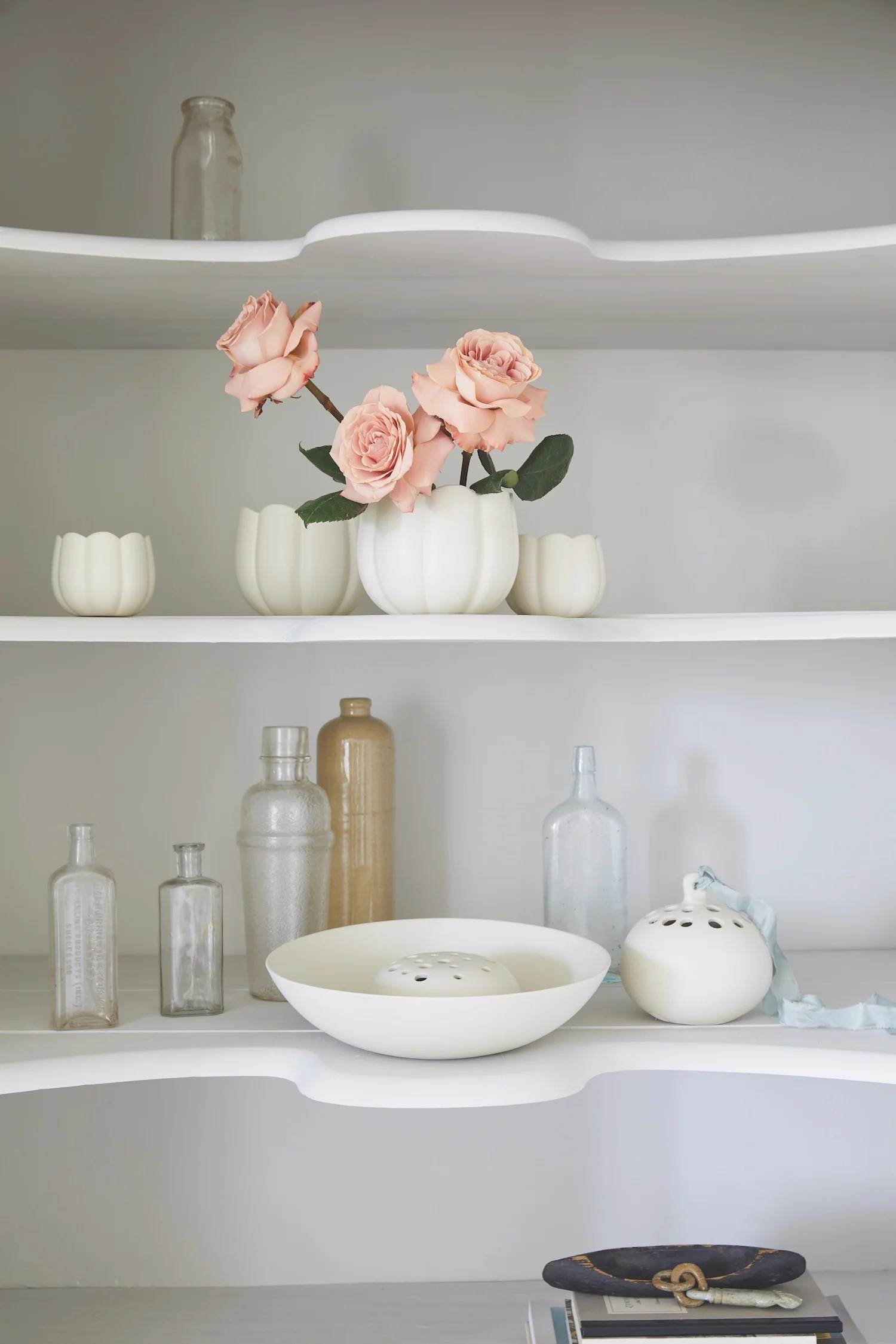 The Floral Society Ceramic Flower Frog Vases