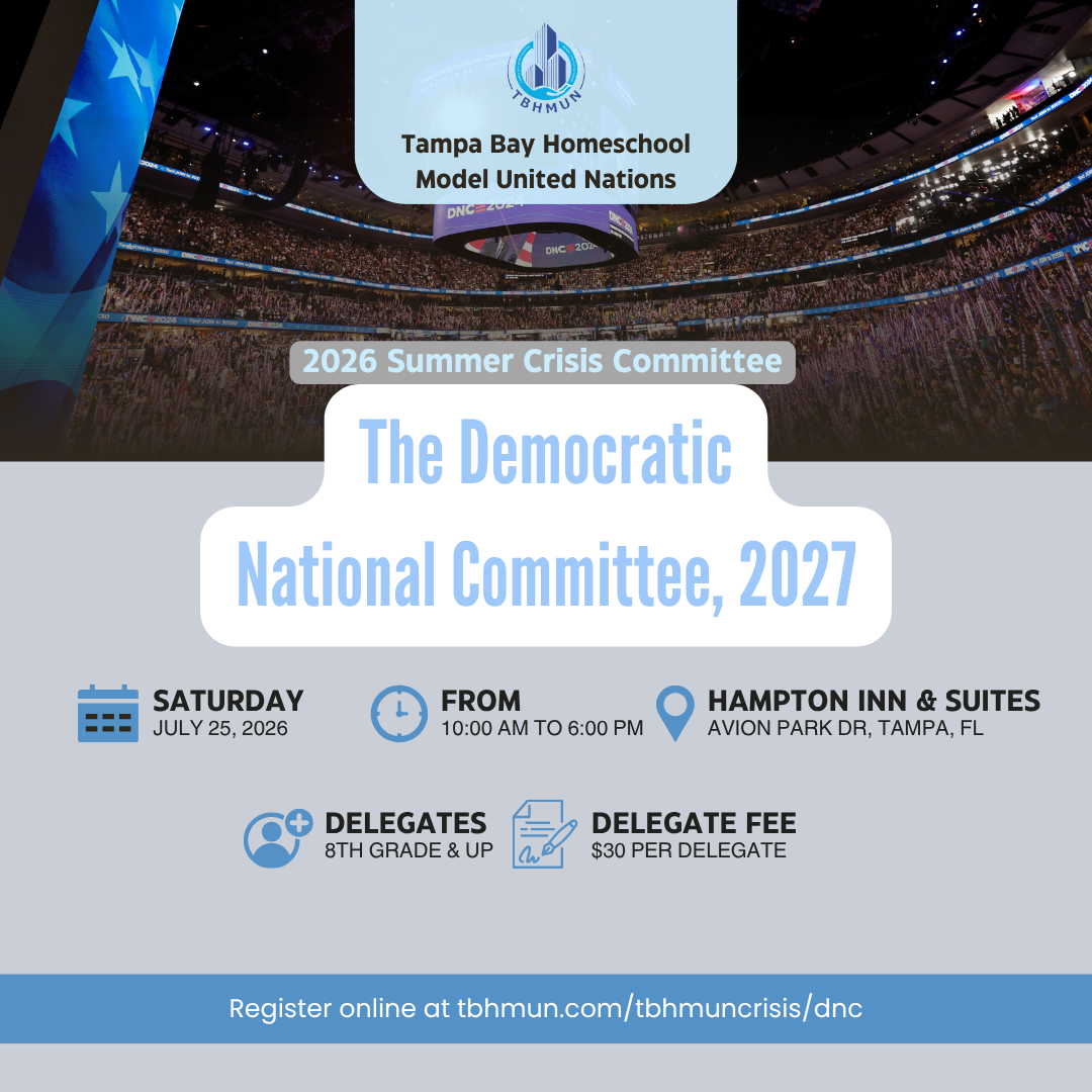 TBHMUN Summer Crisis Committee: The Democratic National Committee, 2027
