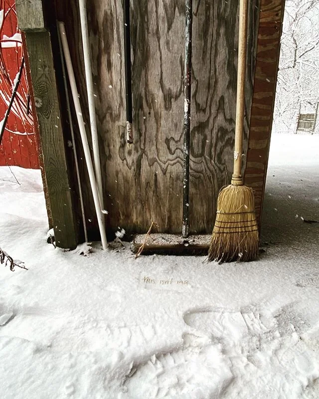 this isn&rsquo;t me .
.
.
.
.
.
.
.
.
.
.
#durationalart #textbasedart #text #handcutlettering #sand #snow #contemporaryart #sculpture #photography #documentary #artresidency #winter