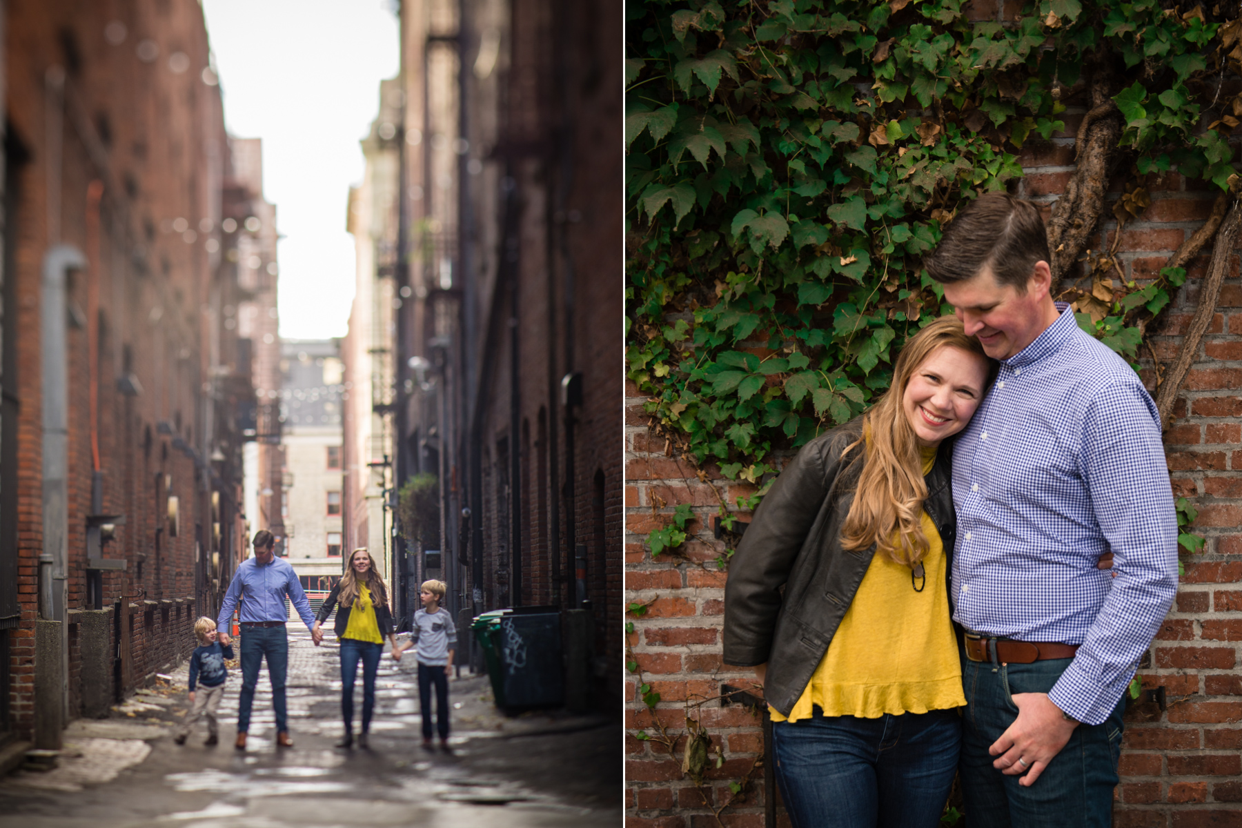 Soley Family Photography Session Pioneer Square Seattle