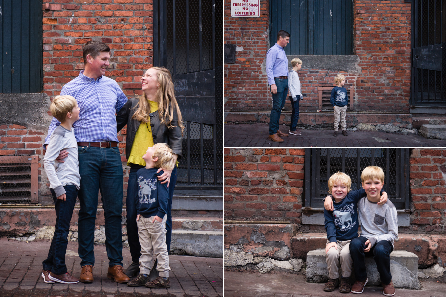 Soley Family Photography Session Pioneer Square Seattle