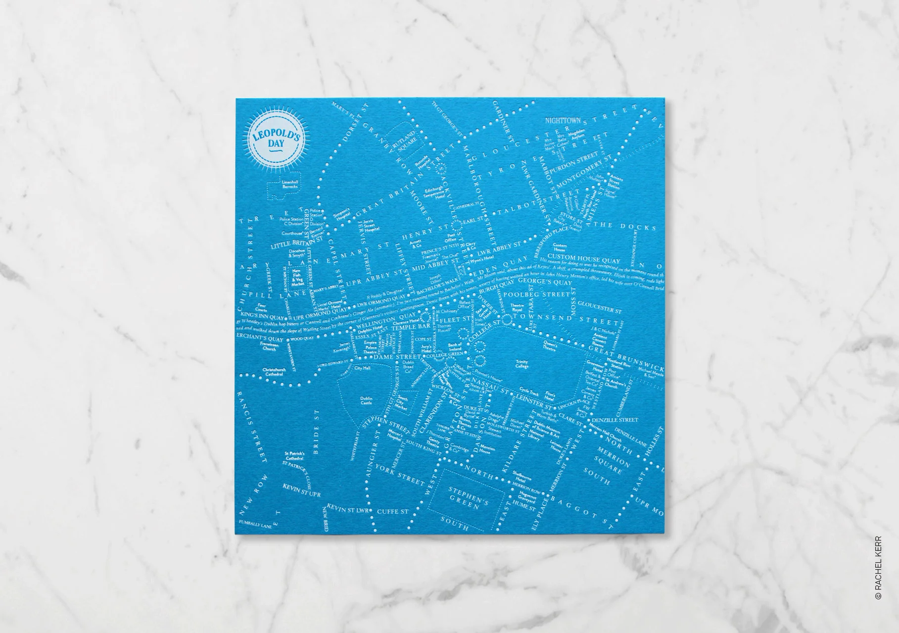 Tabriz Blue Miniature Map