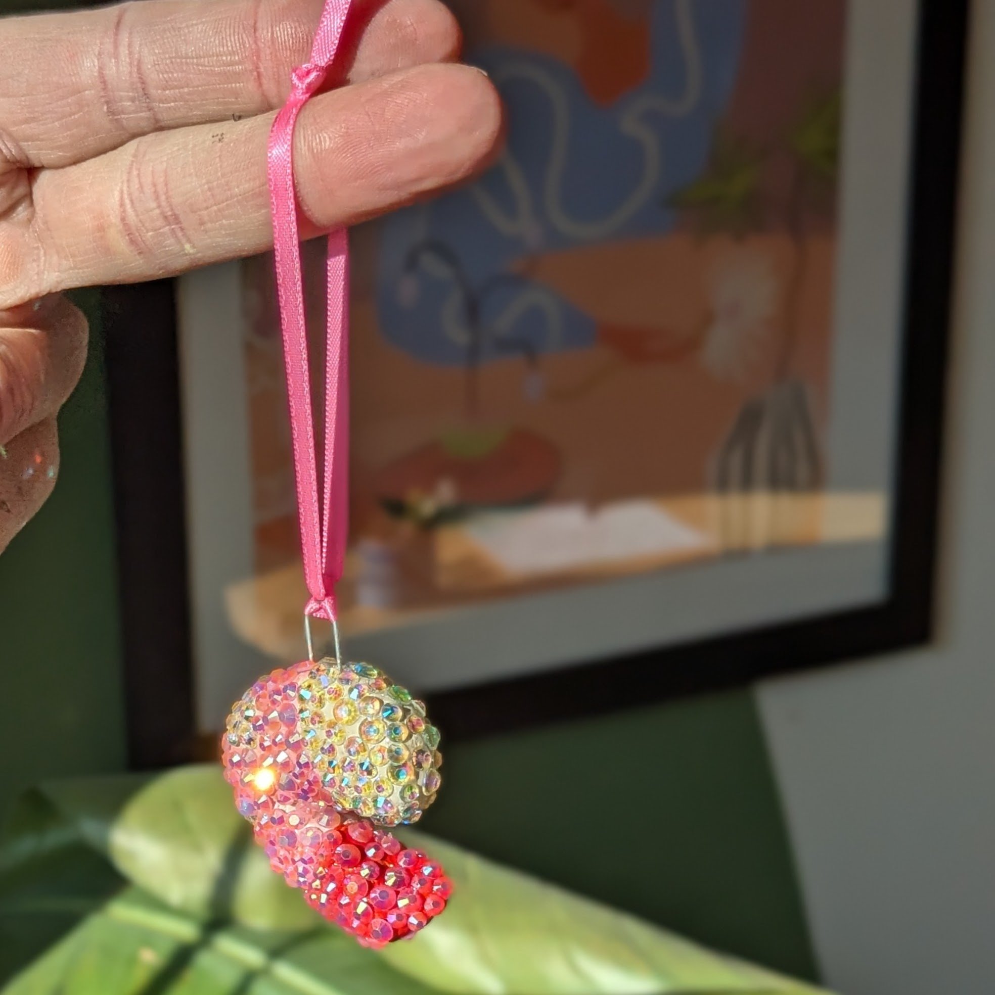 Disco Shrimp Ornament