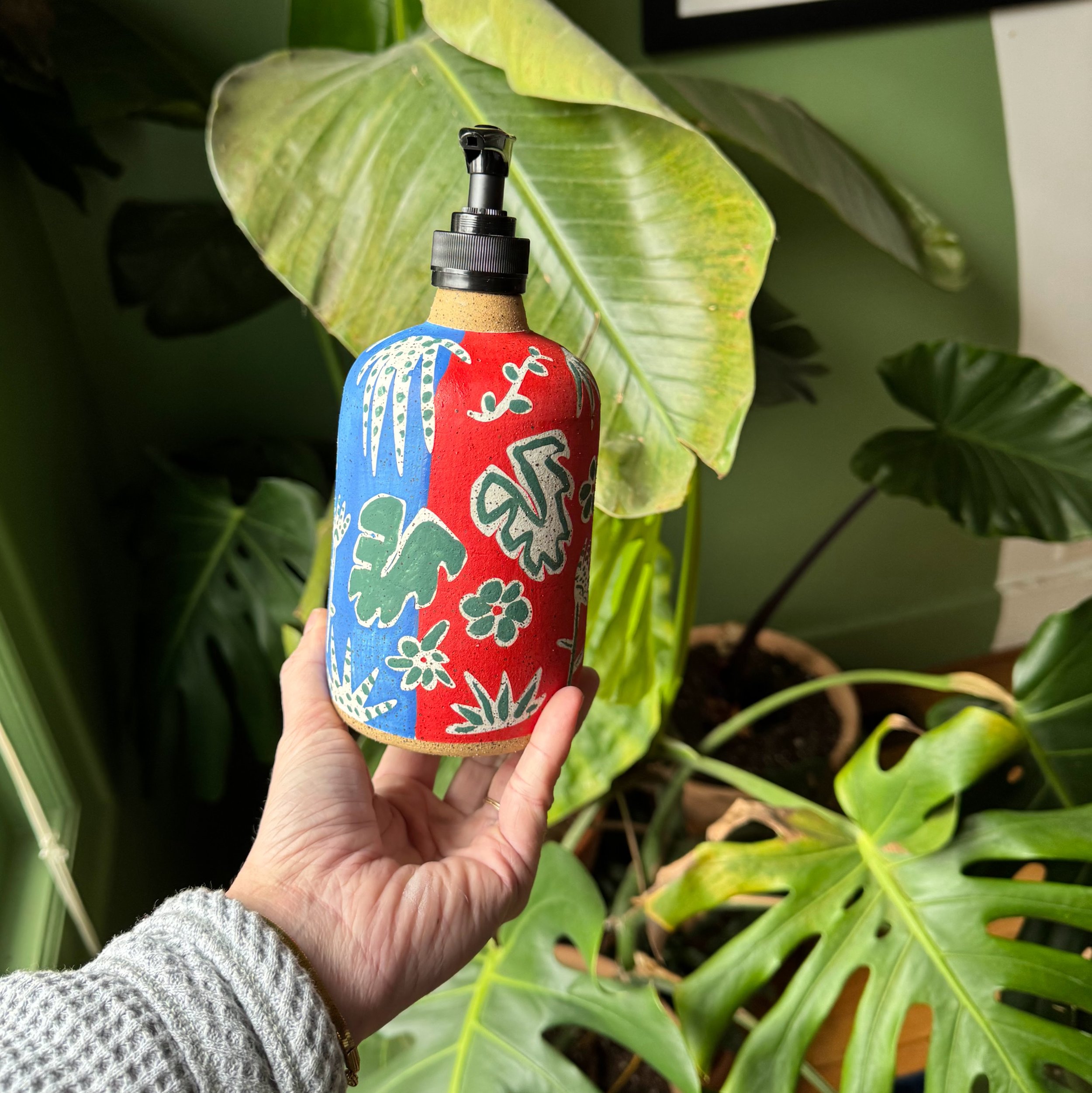 Tropical Soap Dispenser (alt)