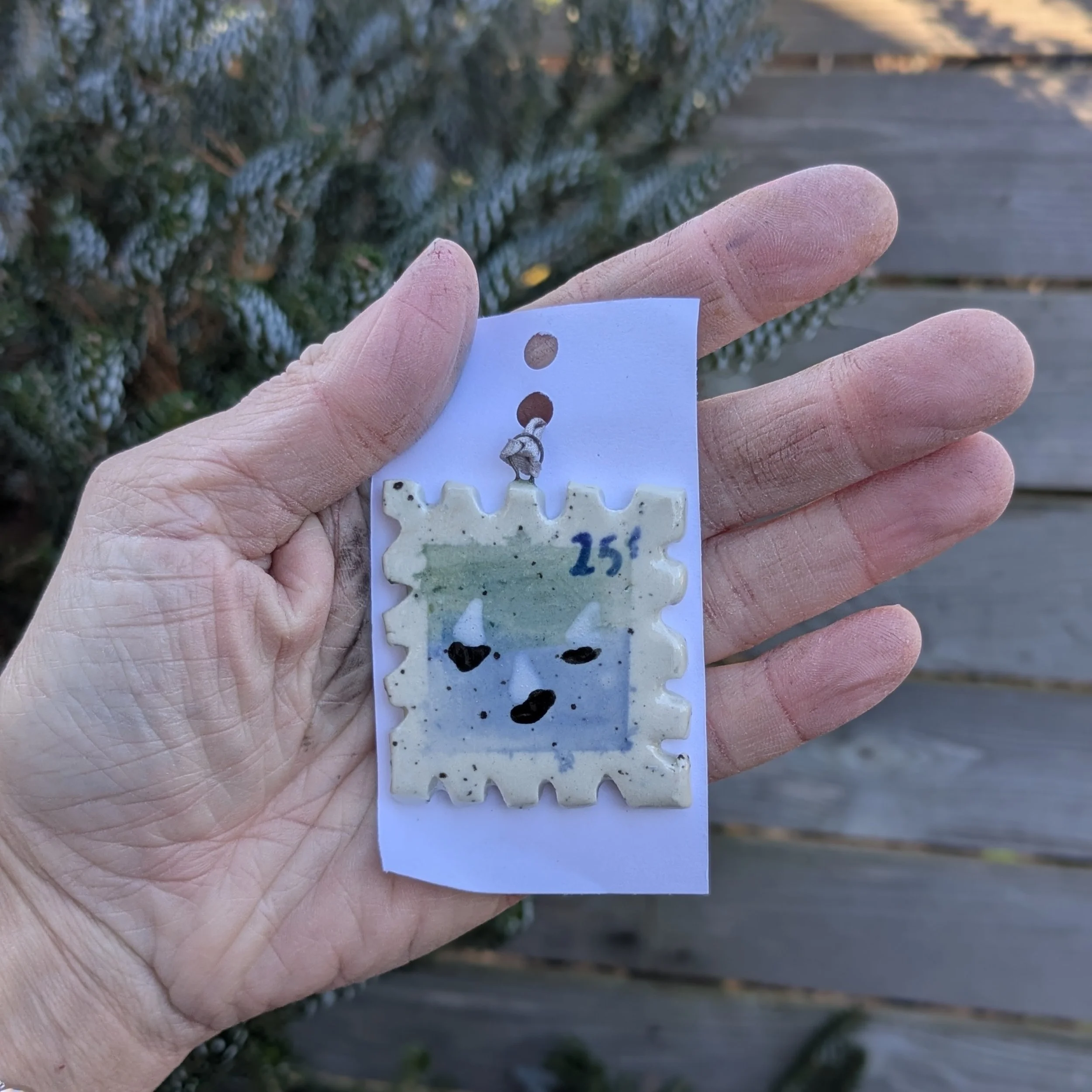 Sailboat Stamp Ornament