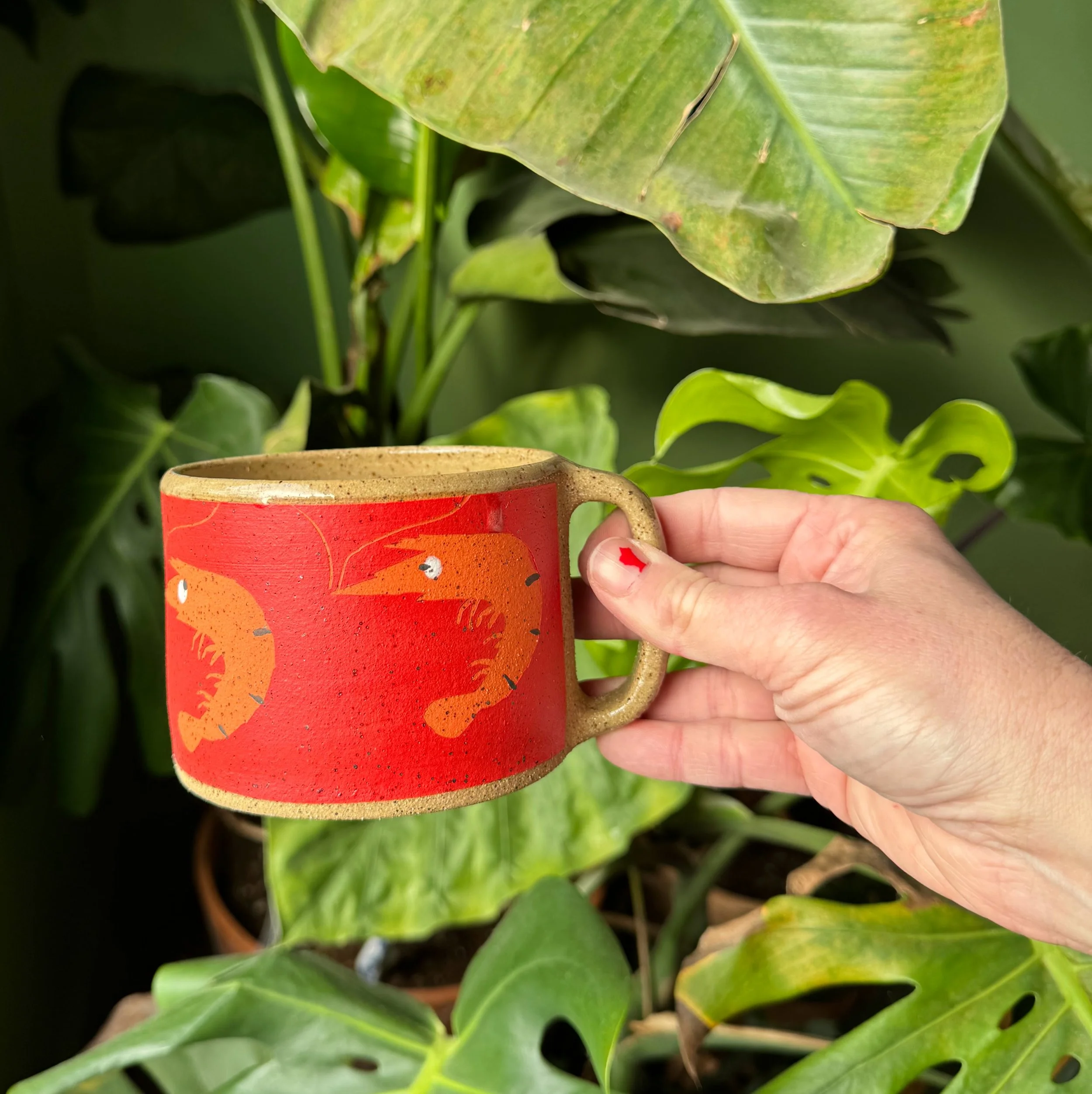 Red Jumbo Shrimp Mug