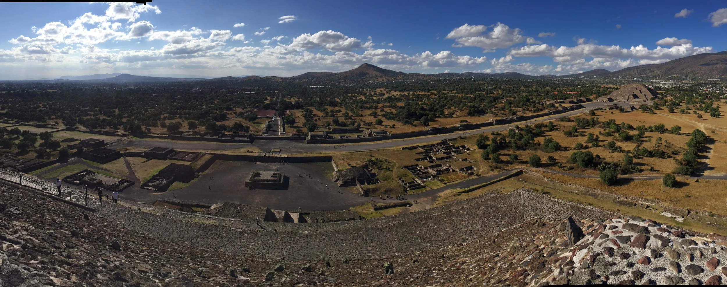View from on top of the pyramid
