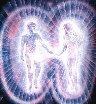 Two People in Love's Energy Brighter