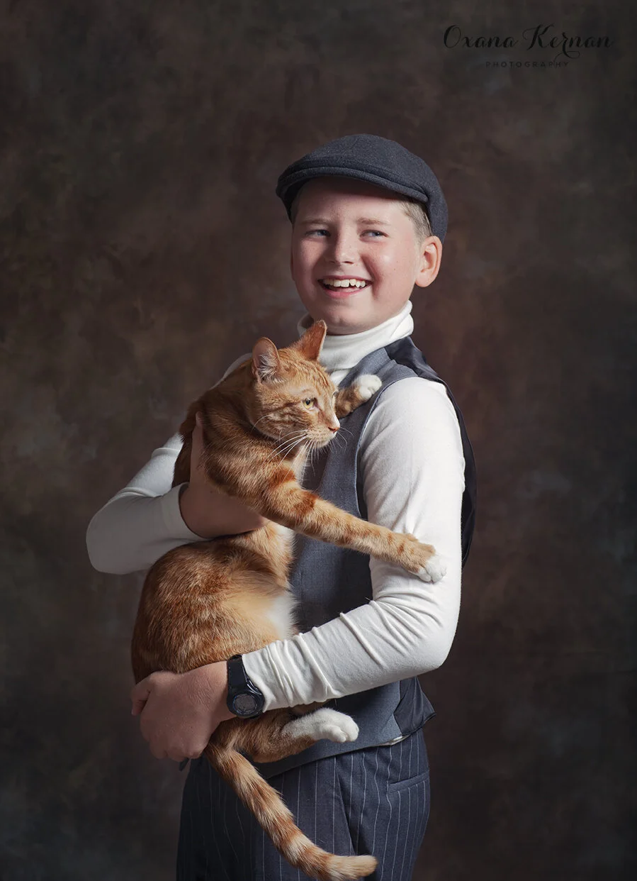BOY WITH HIS BUDDY