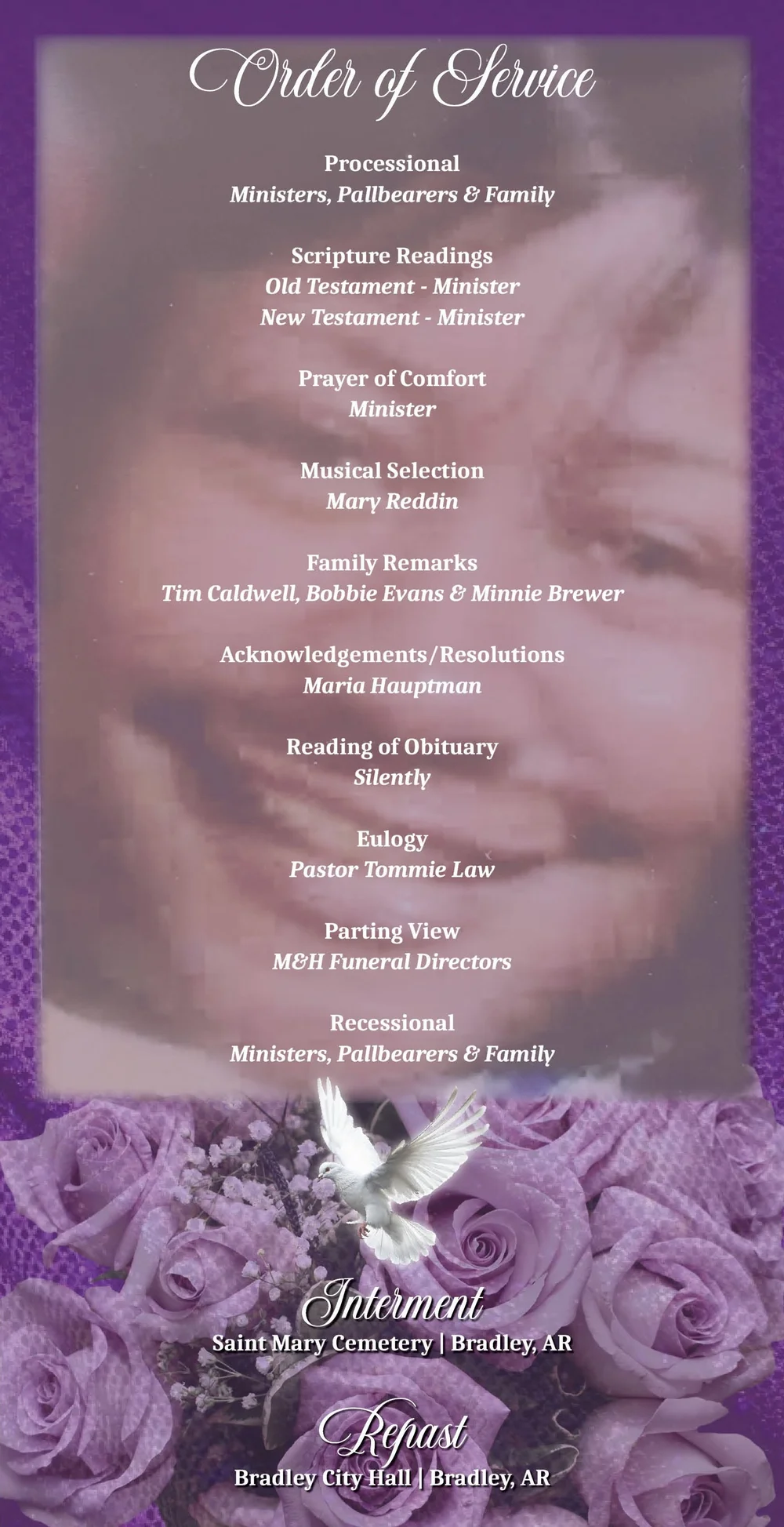 Angela CaldwellMarshall — McFadden & Hitchye Funeral Enterprises