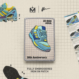 Getand oogsten Partina City MORPRIME x KICKPOSTERS ADIDAS ZX 8000 '30TH ANNIVERSARY' PATCH — Morprime