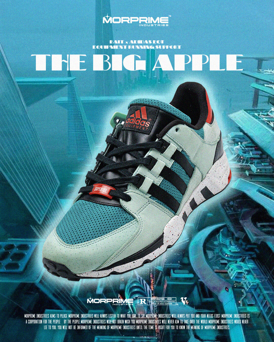 BAIT x adidas EQT Running Support 'Big Apple' — Morprime