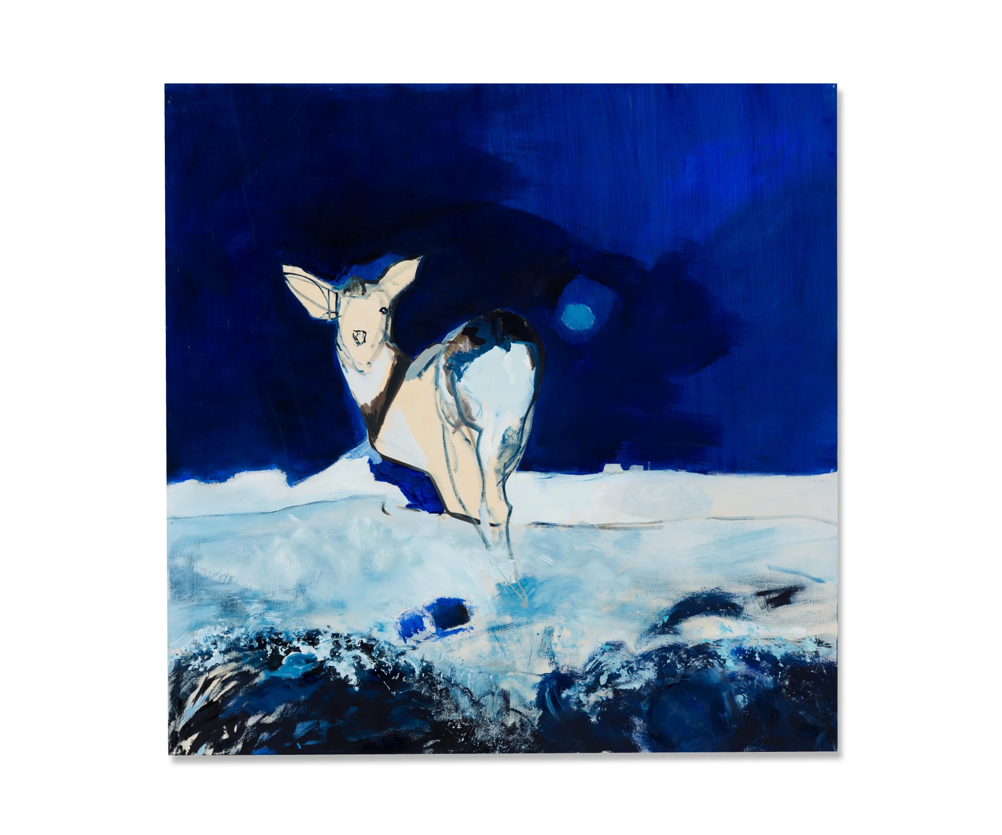 Oil on wood panel 48” x 48” 2018