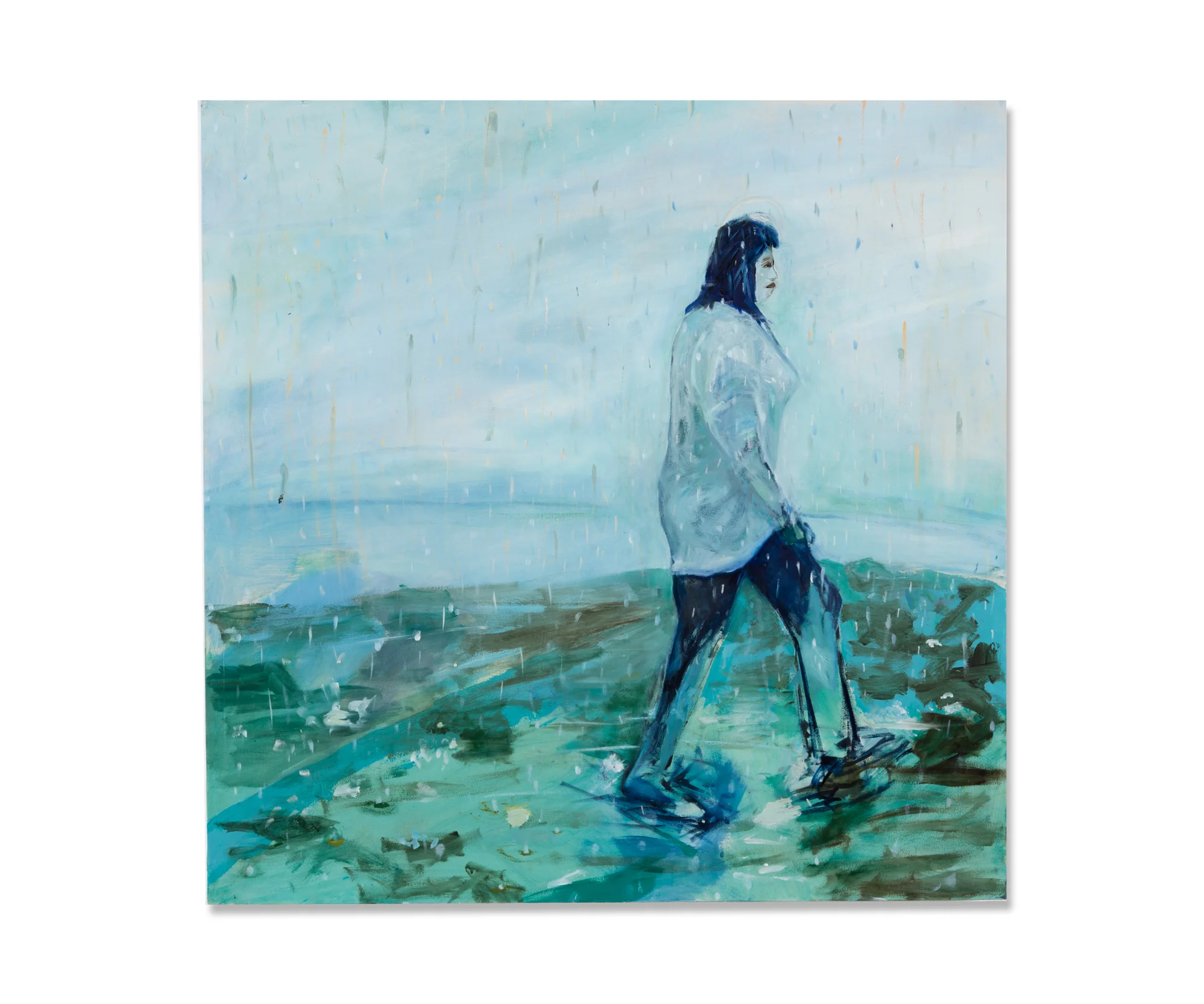 Oil on wood panel 48” x 48” 2018