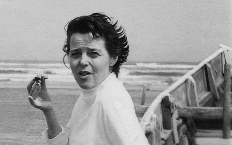 CHARLOTTE PERRIAND (1903-1999) Maybe the most important French designer and architect. After her graduation at the École de l‘Union Centrale des Arts Décoratifs in Paris in 1925, she starts designing furniture and causes a sensation with her 'Bar sous le toit', made of nickel plated copper and anodized aluminium. In 1927 she meets Le Corbusier, and work in his studio for the next ten years. In the 1930s she starts designing rustic wooden furniture in a free form (Form Libre). This style gets enhanced by her stay in Japan from 1940, where she became design consultant for the Japanese Board of Trade.