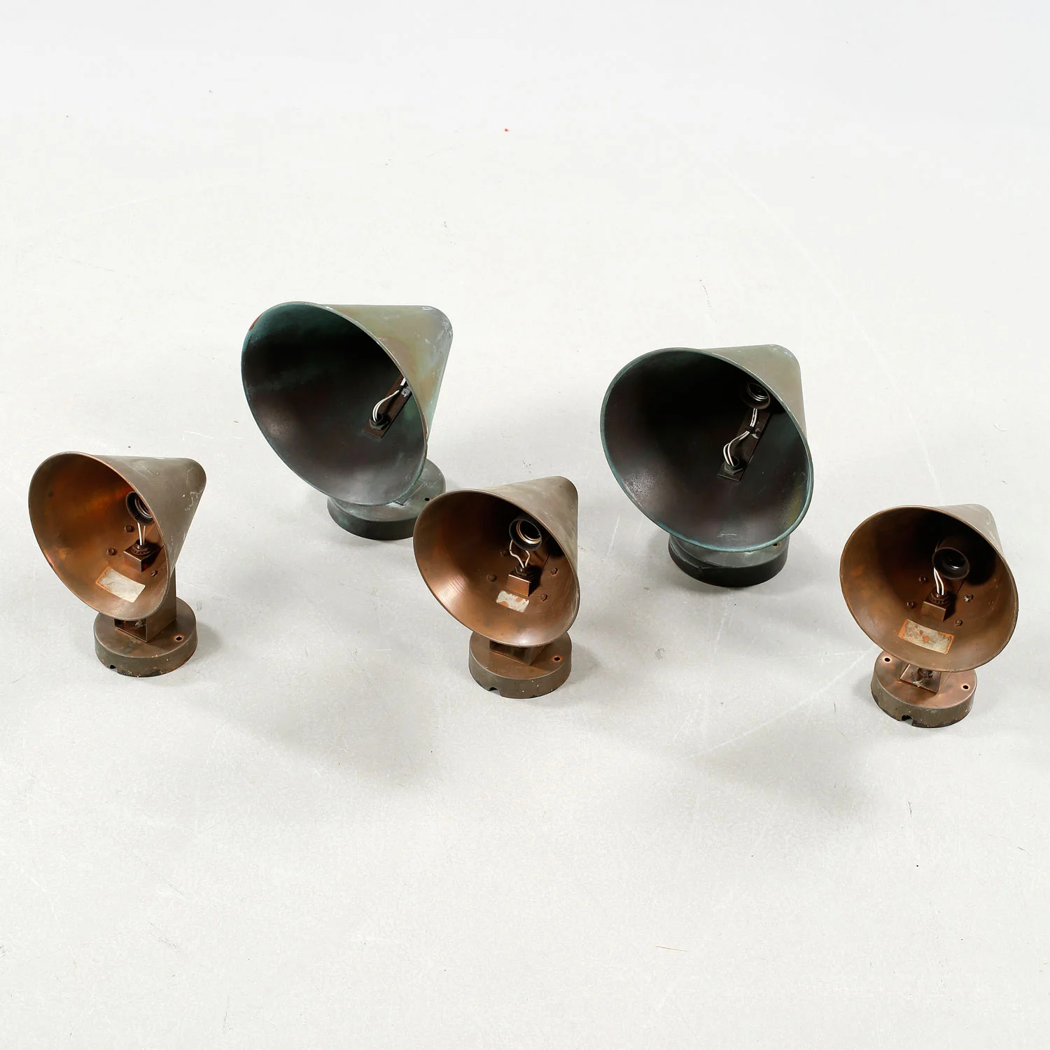 Finnish Outdoor Copper Wall Lamps