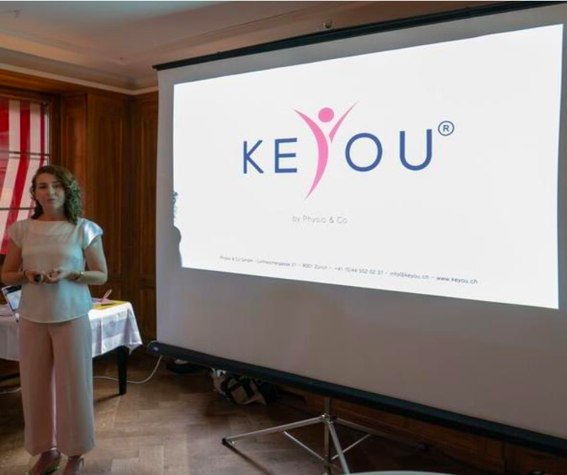 Áine Ní Mhuiris introducing keYou