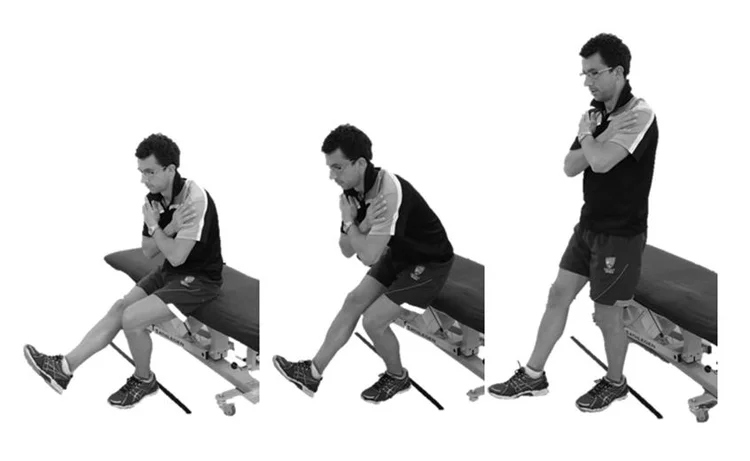 3. Kniebeugen Einzelbein auf Stärke