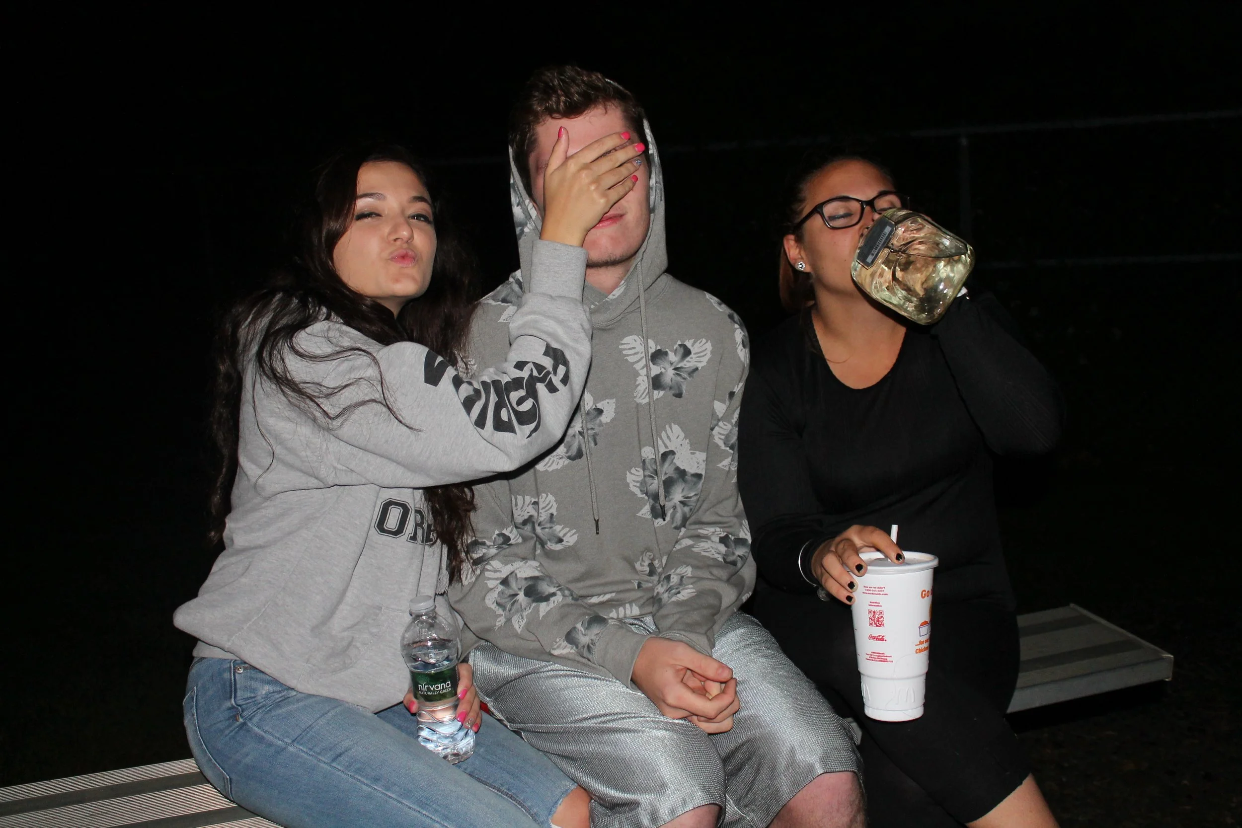 Bleachers after school, 2015