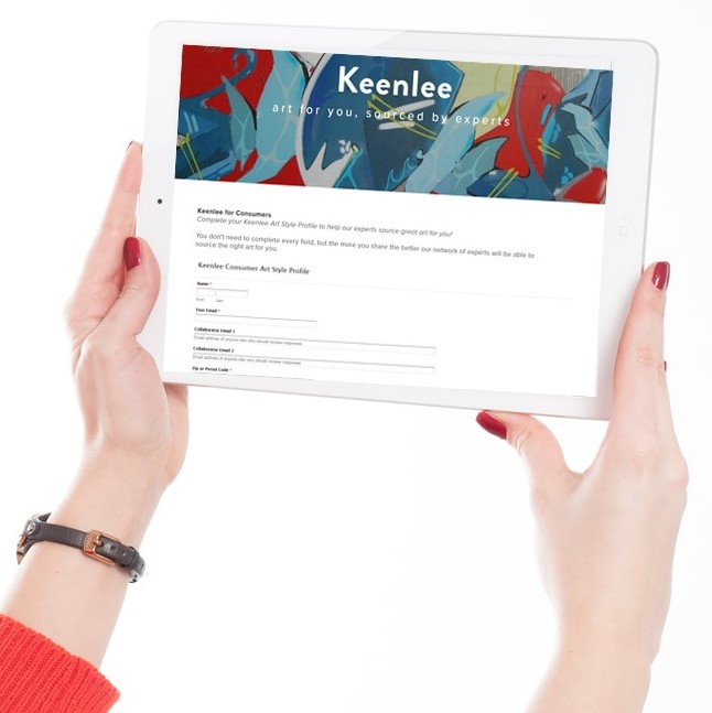 Step 1 COMPLETE AN ART PROFILE FOR YOUR CLIENT OR HAVE THEM COMPLETE ONE THEMSELVES