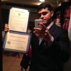 Jose at The BARD College Graduation on June 2015