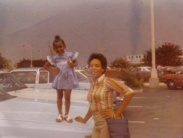 Pictured is LaShaun and her mother, Joy