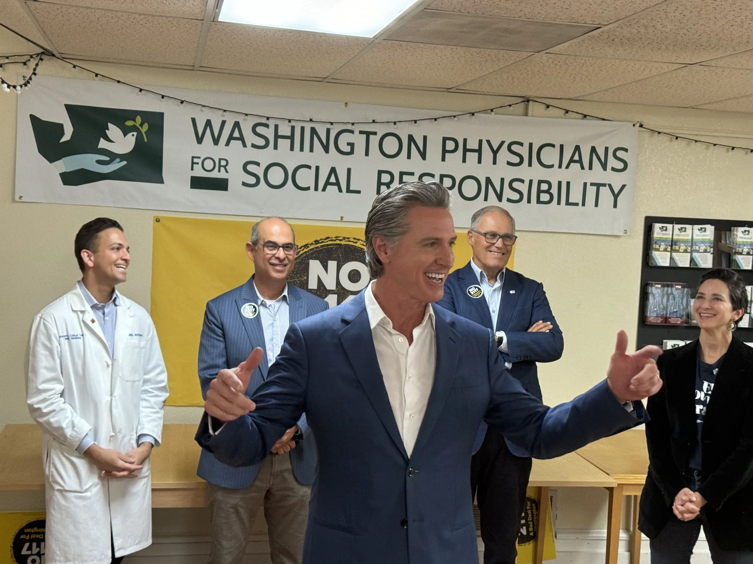 Gavin Newsom visits WPSR
