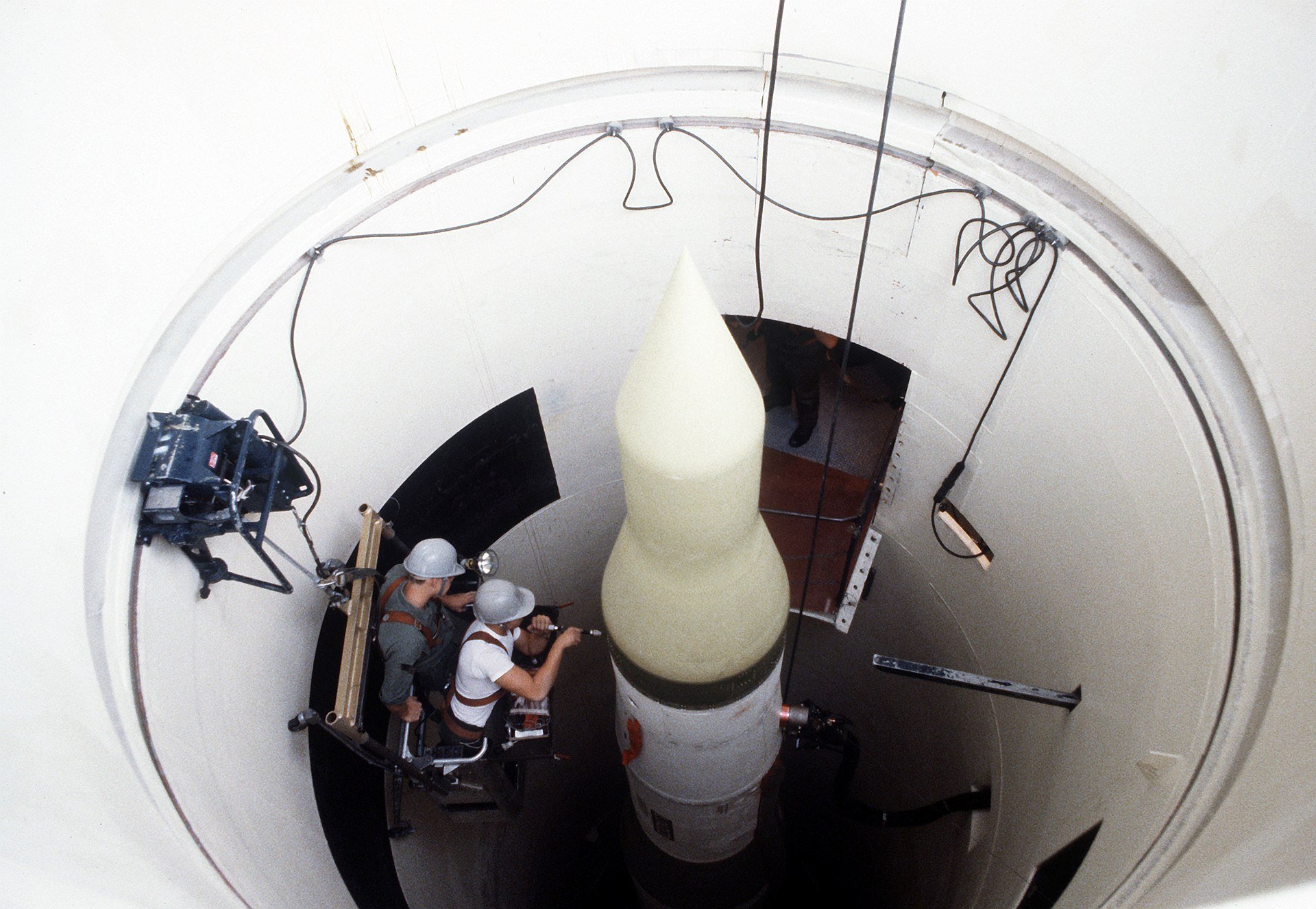 ICBM missile in its silo