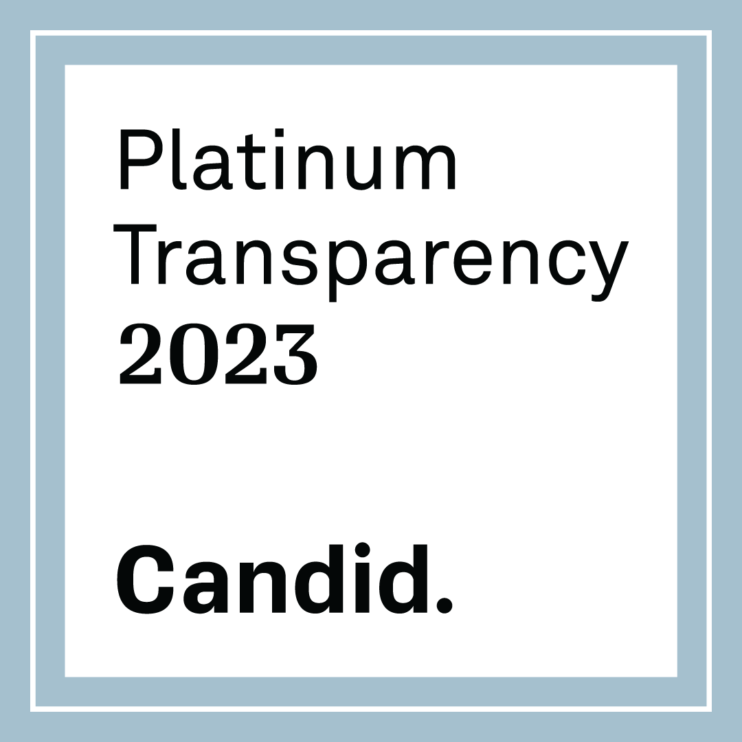 Platinum Transparency Rating from Guidestar