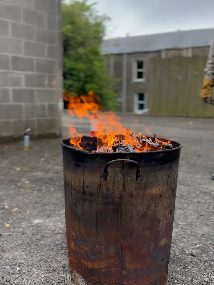 Had an absolute whale of a time setting a bin on fire this week.