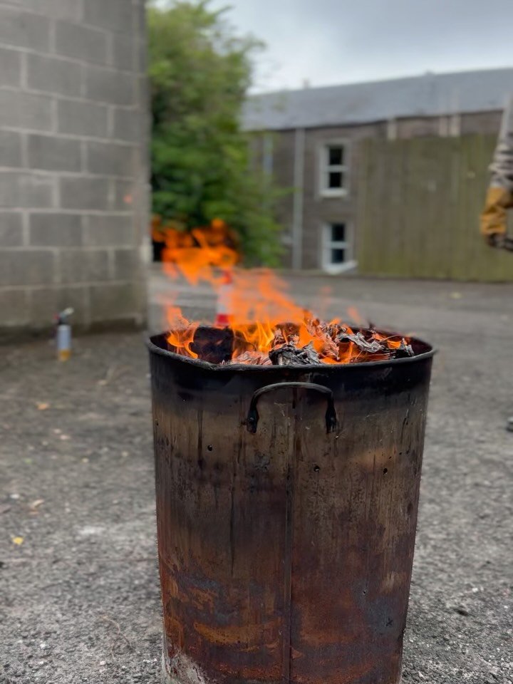 Had an absolute whale of a time setting a bin on fire this week.