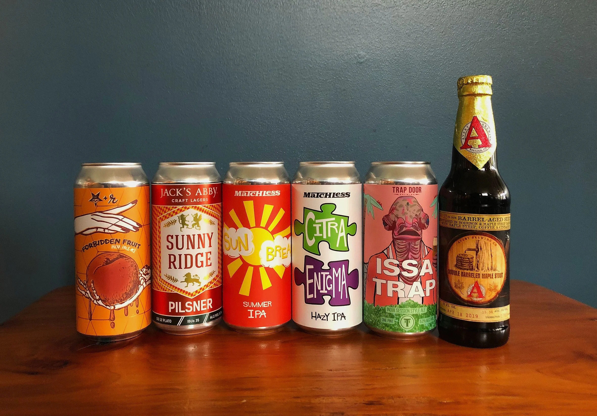 CLICK ON THESE LINKS TO FIND OUT MORE ABOUT THE BREWERIES FEATURED HERE: Grains Of Wrath - Jack’s Abby - Matchless - Trap Door - Avery