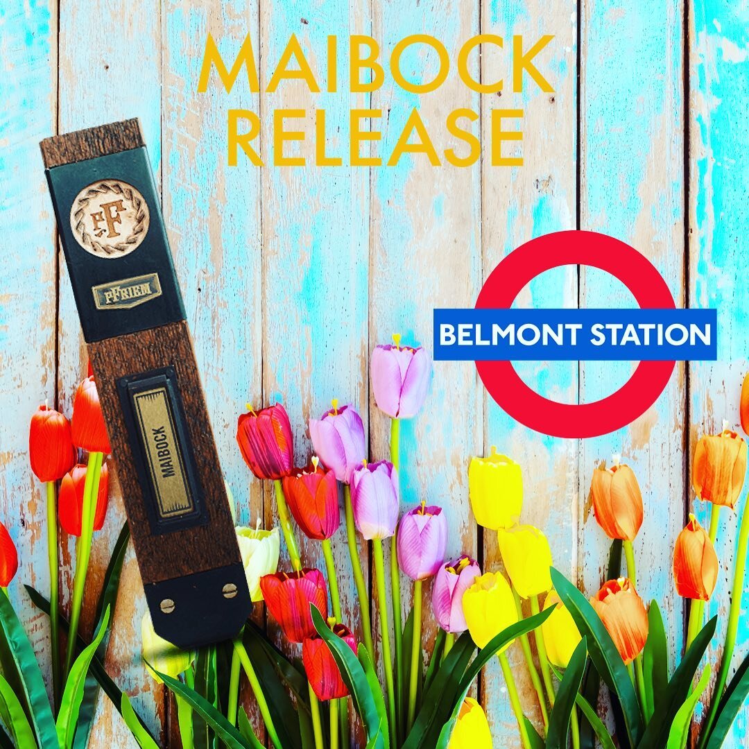 Join us tomorrow 5/10 to celebrate the gorgeous spring weather with the official release of pFriem Maibock. We will be pouring it on draft as well as a special gravity keg. Additionally we will have other season appropriate offerings from pFriem avai
