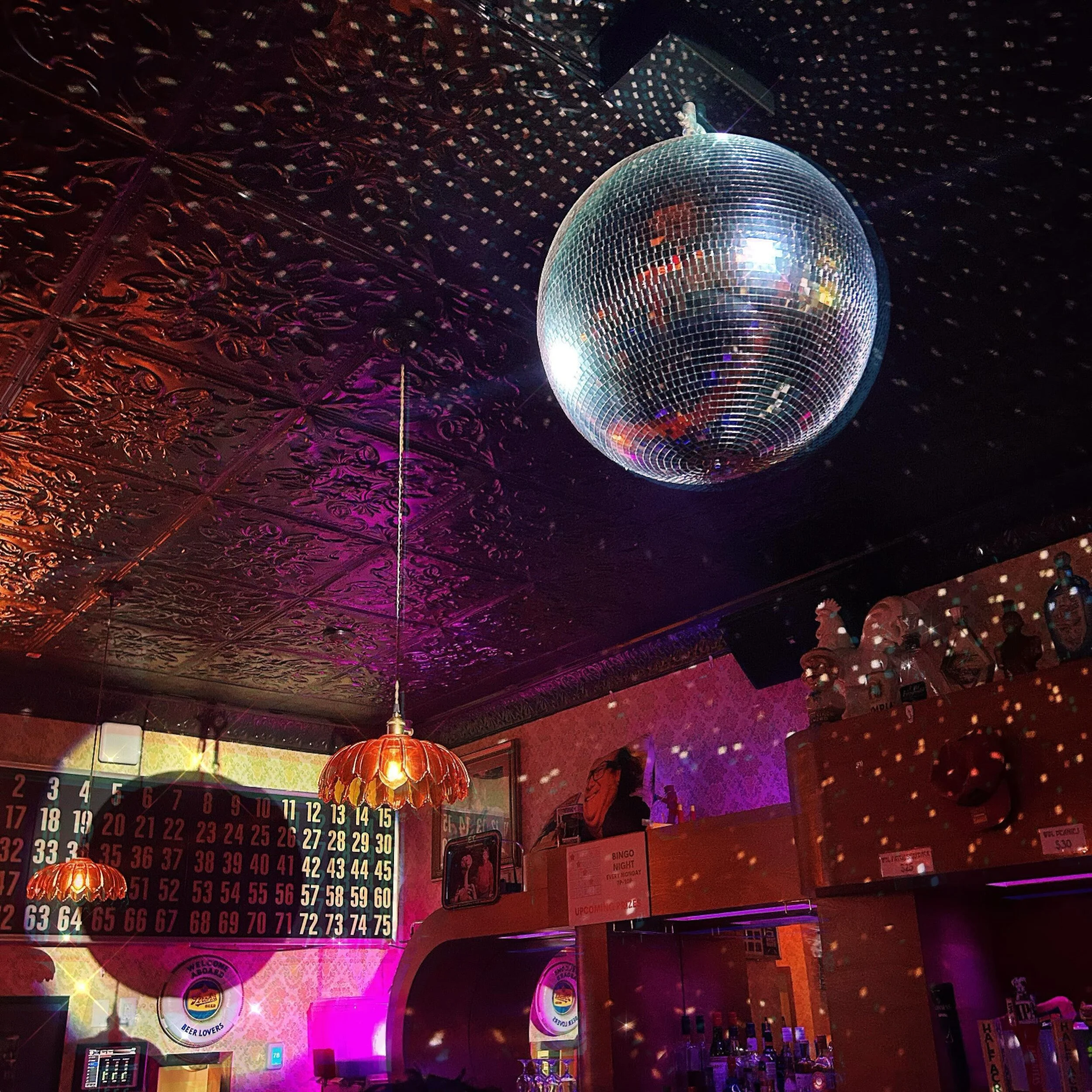 Follow the call of the disco ball.

Doors open til 2am!