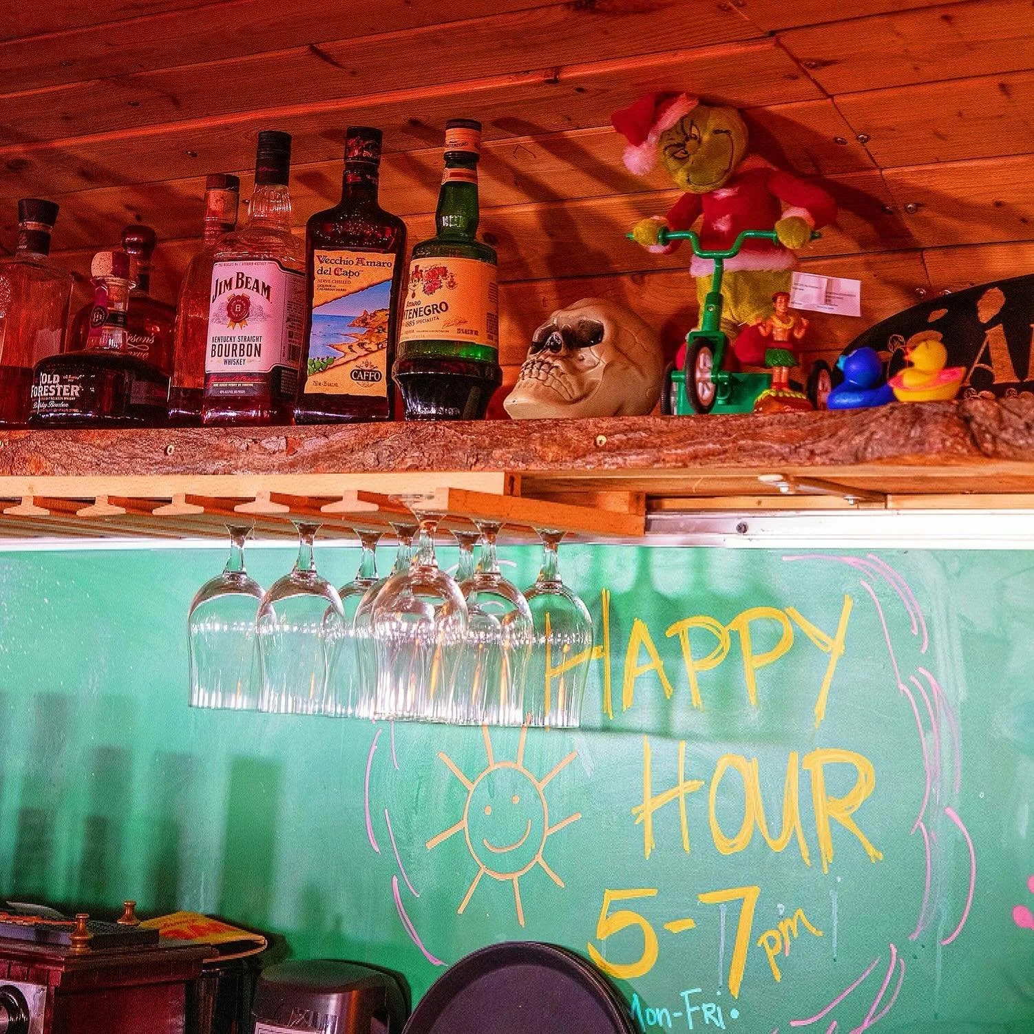 Looking for a sign? 

Happy Hour is M&mdash;F from 5pm&mdash;7pm.