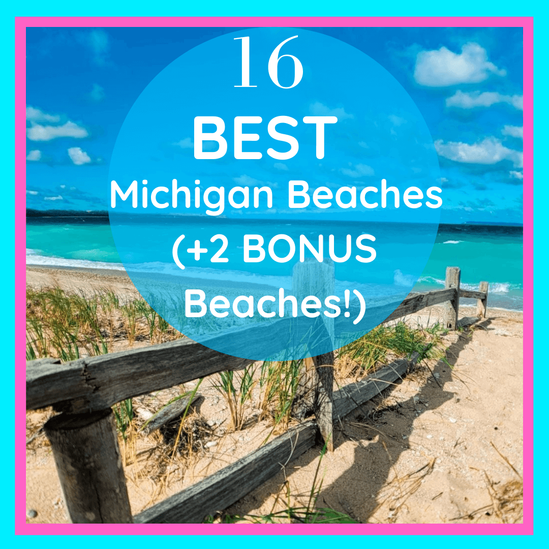 Michigan Beach and Travel Map 2021 BEST MI Travel Map