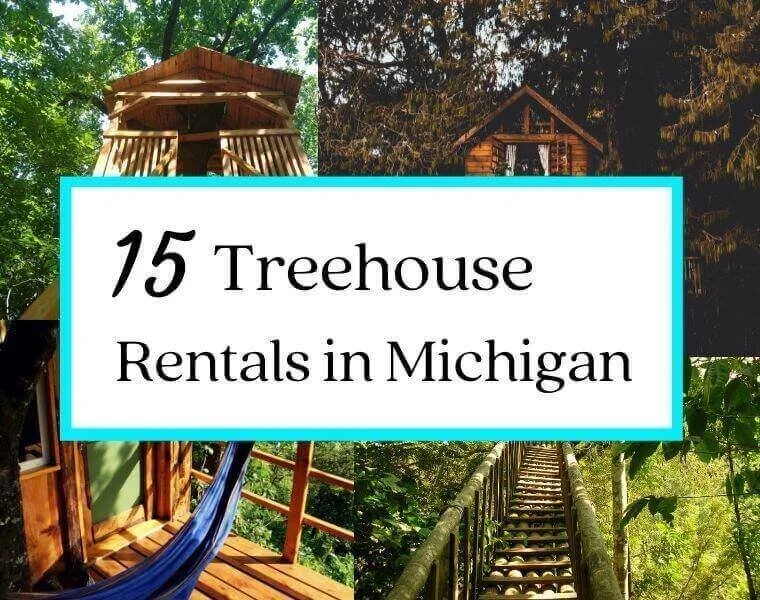 Treehouse Rentals in Michigan 15 Enchanted Getaways —