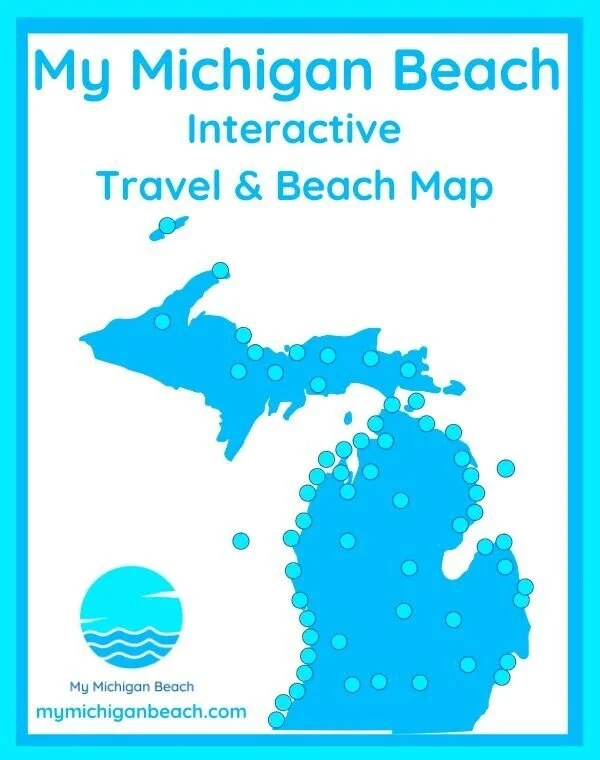 Lake Michigan Beaches Map Michigan Interactive Travel And Beach Map 2021 : 47 Cities In Ultimate  Travel And Beach Guide — Mymichiganbeach.com