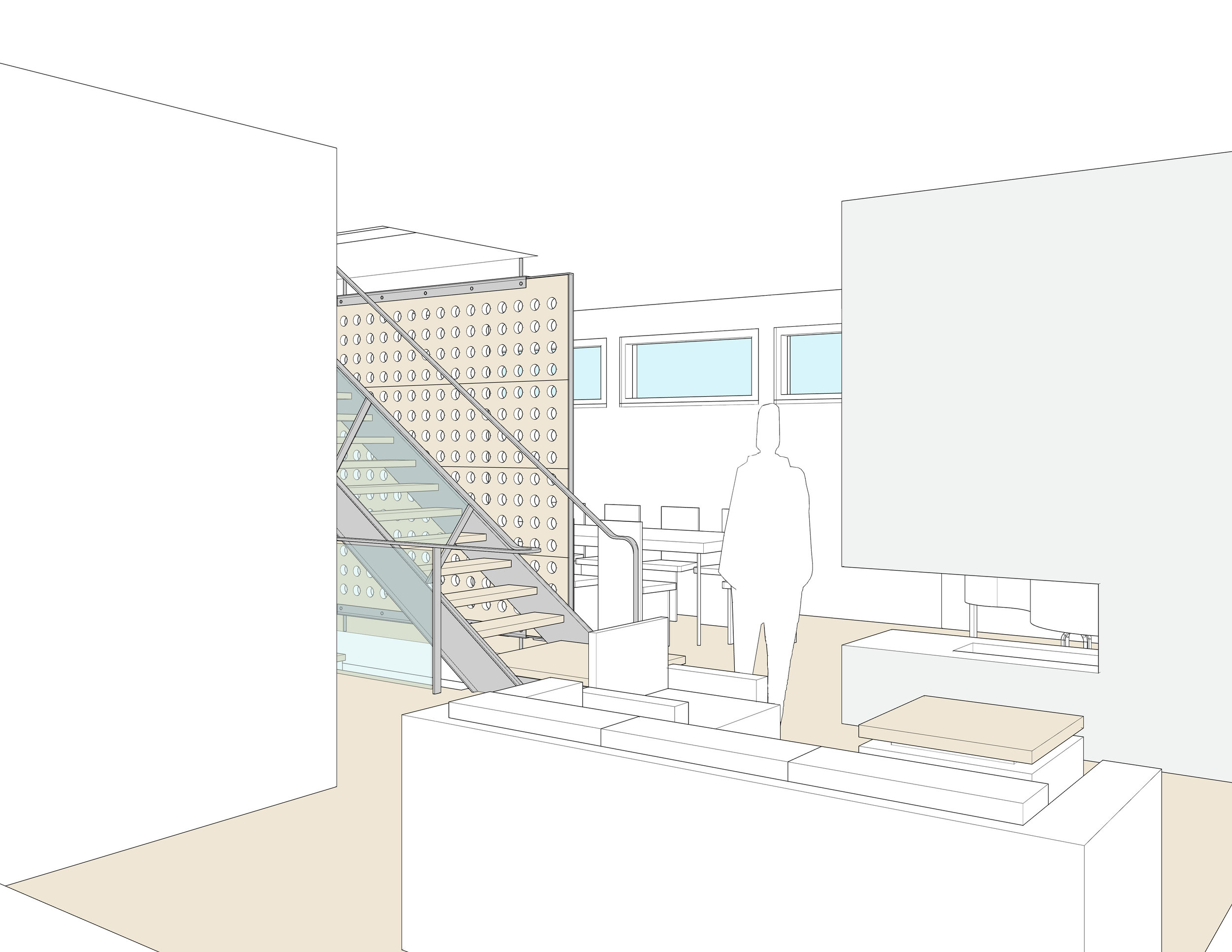 Copy of Interior perspective — Kitchen