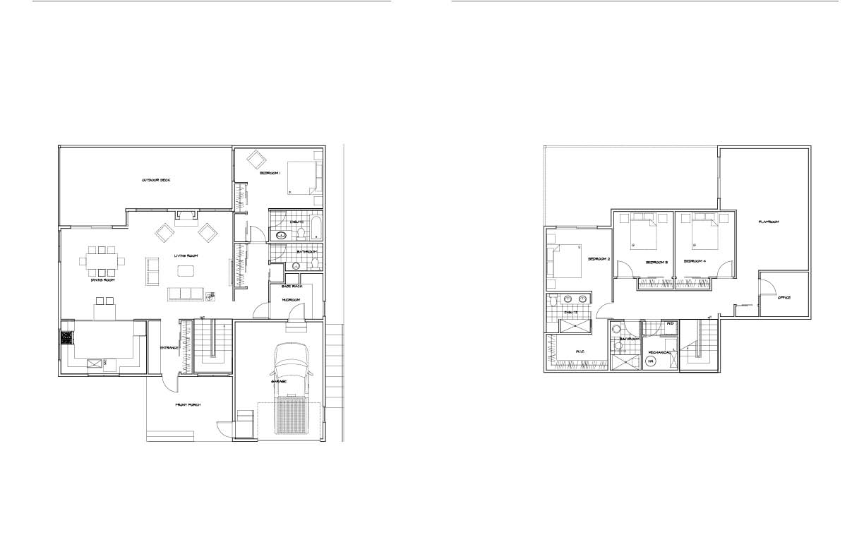 Early floor plans