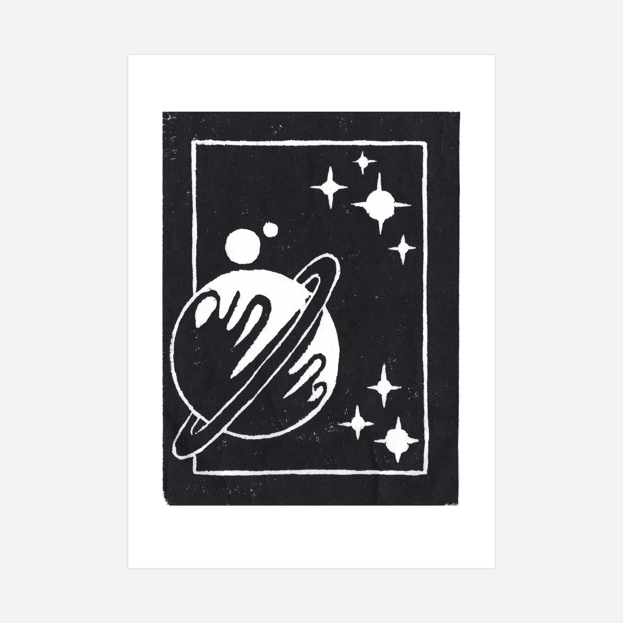 Ringed Planet Print