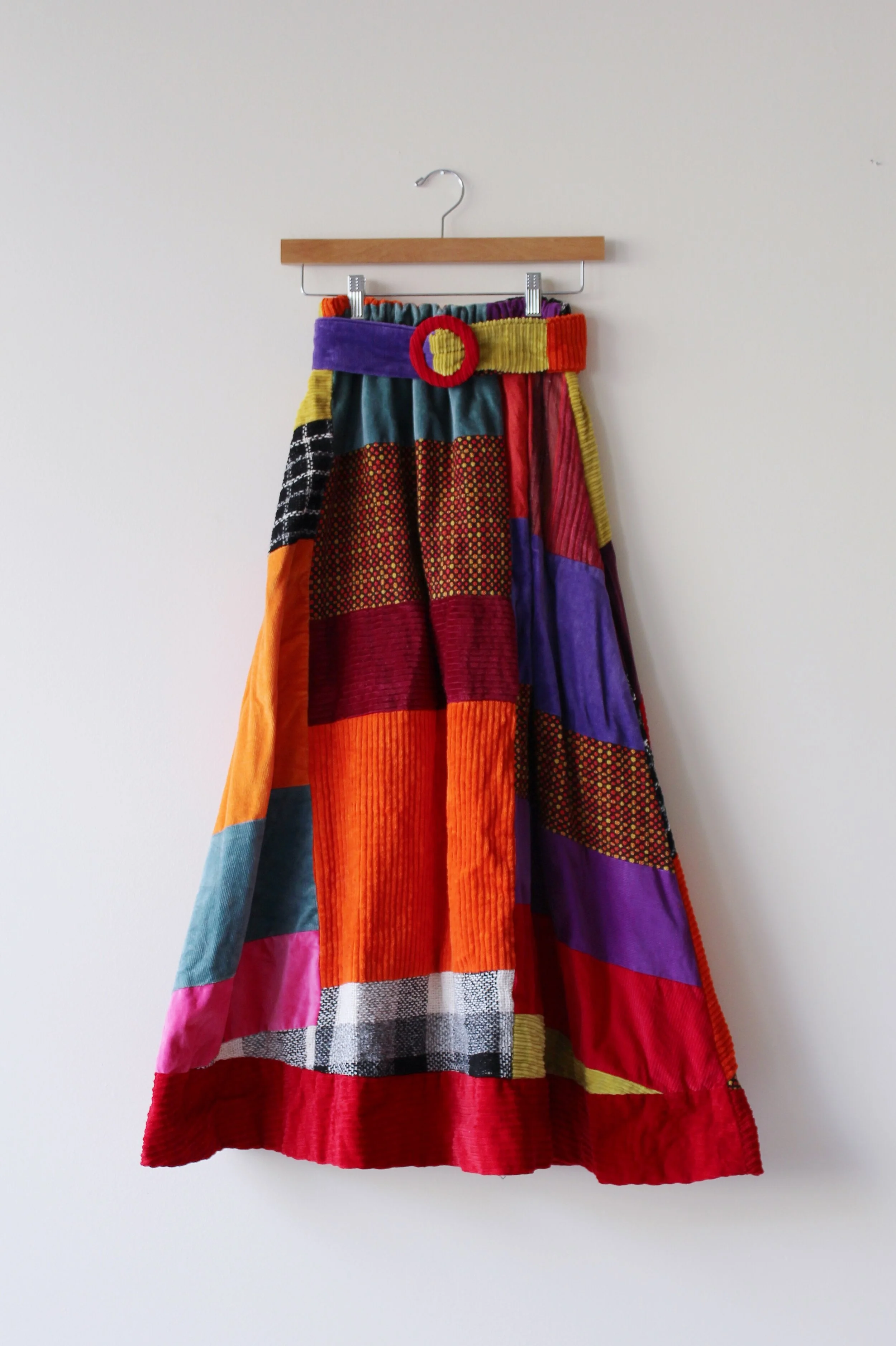 60s PATCHWORK SKIRT - Excelsior, San Francisco