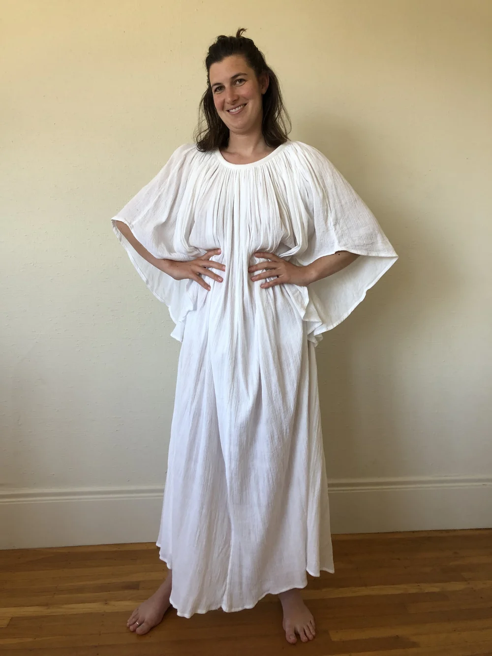 white christmas dresses Cotton Gauze Dress by Sara Lanzi main image 0