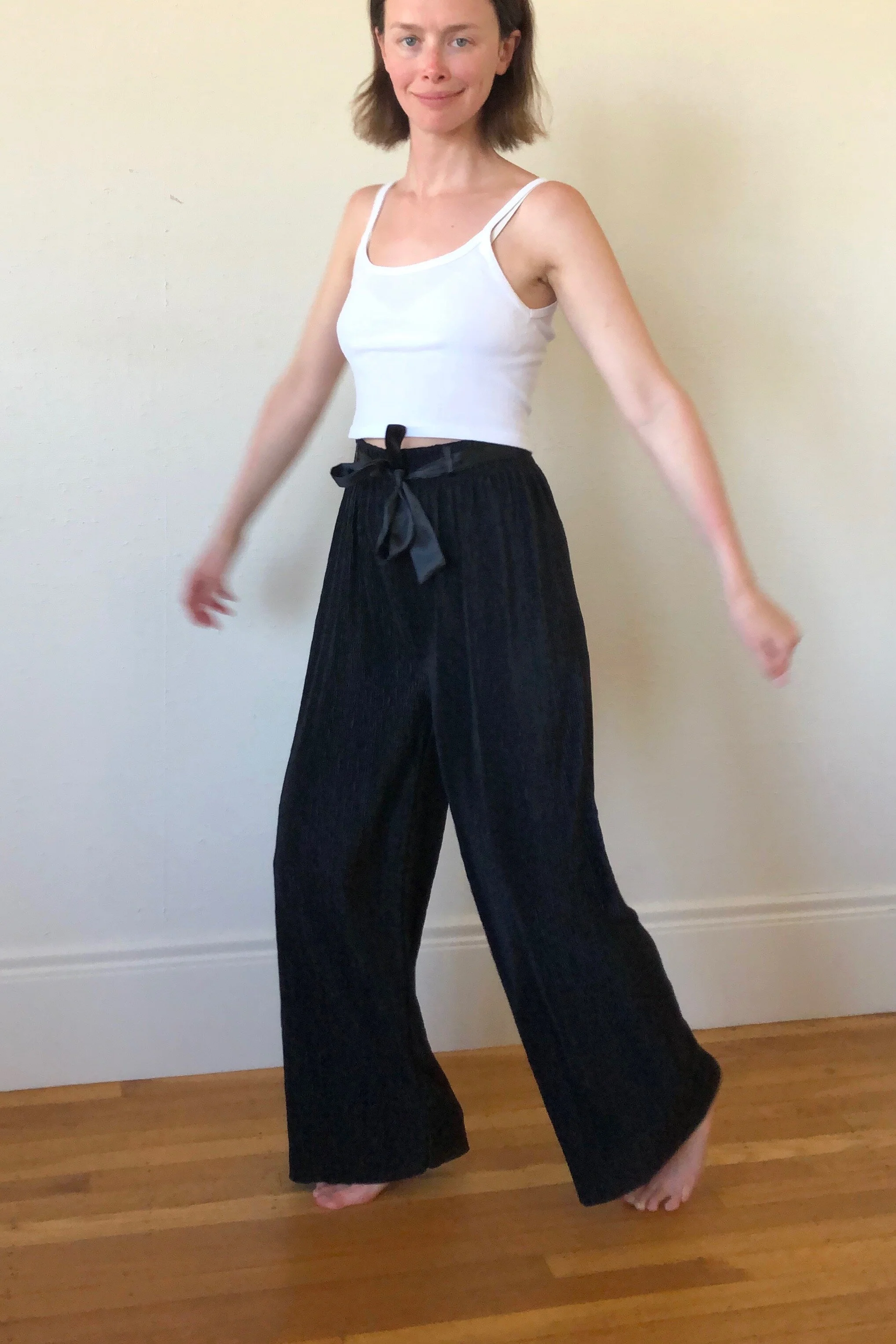 Y2K CRINKLE PANTS - Los Altos Hills, Ca