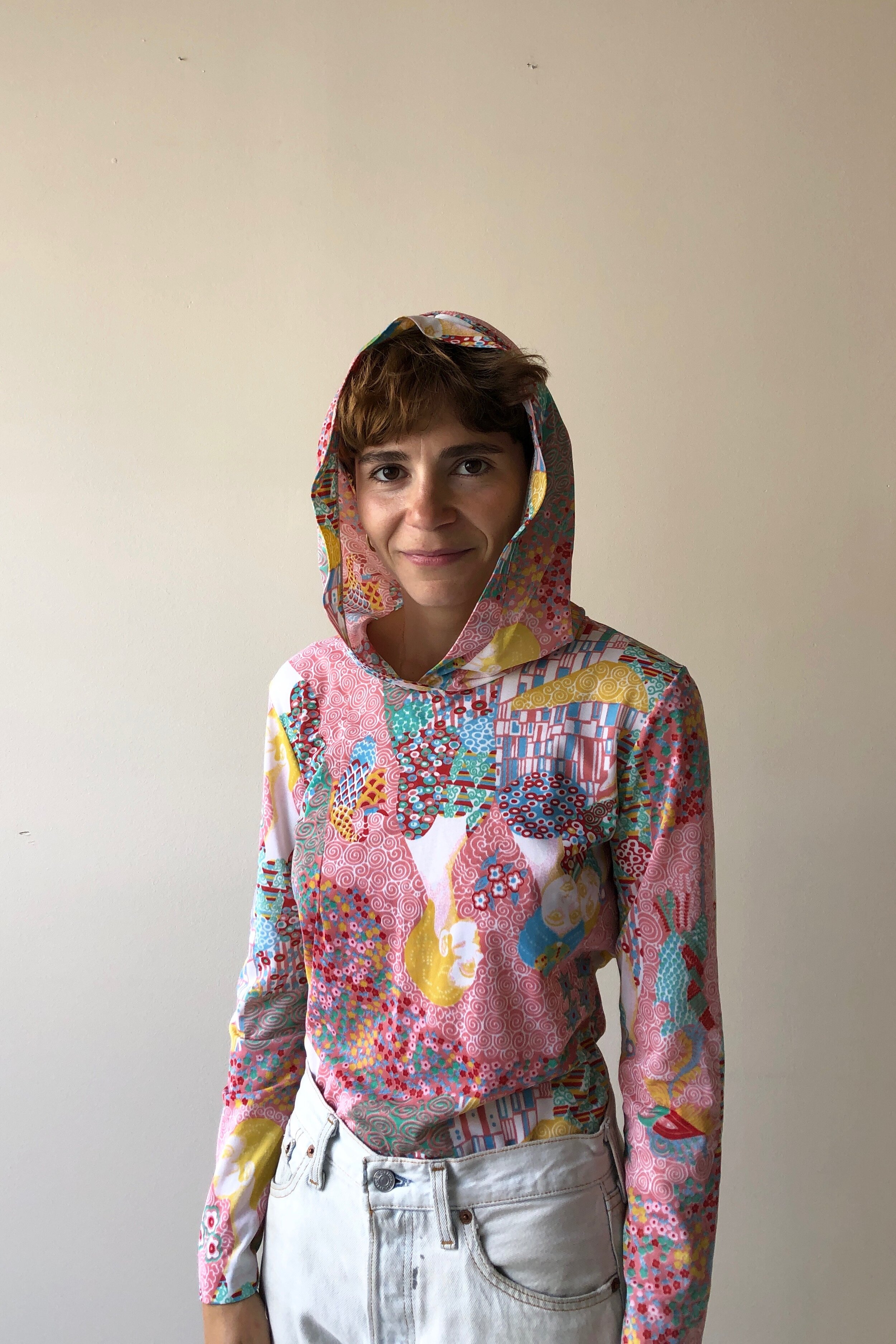 70s PSYCHEDELIC FACES HOODIE - San Francisco, Ca