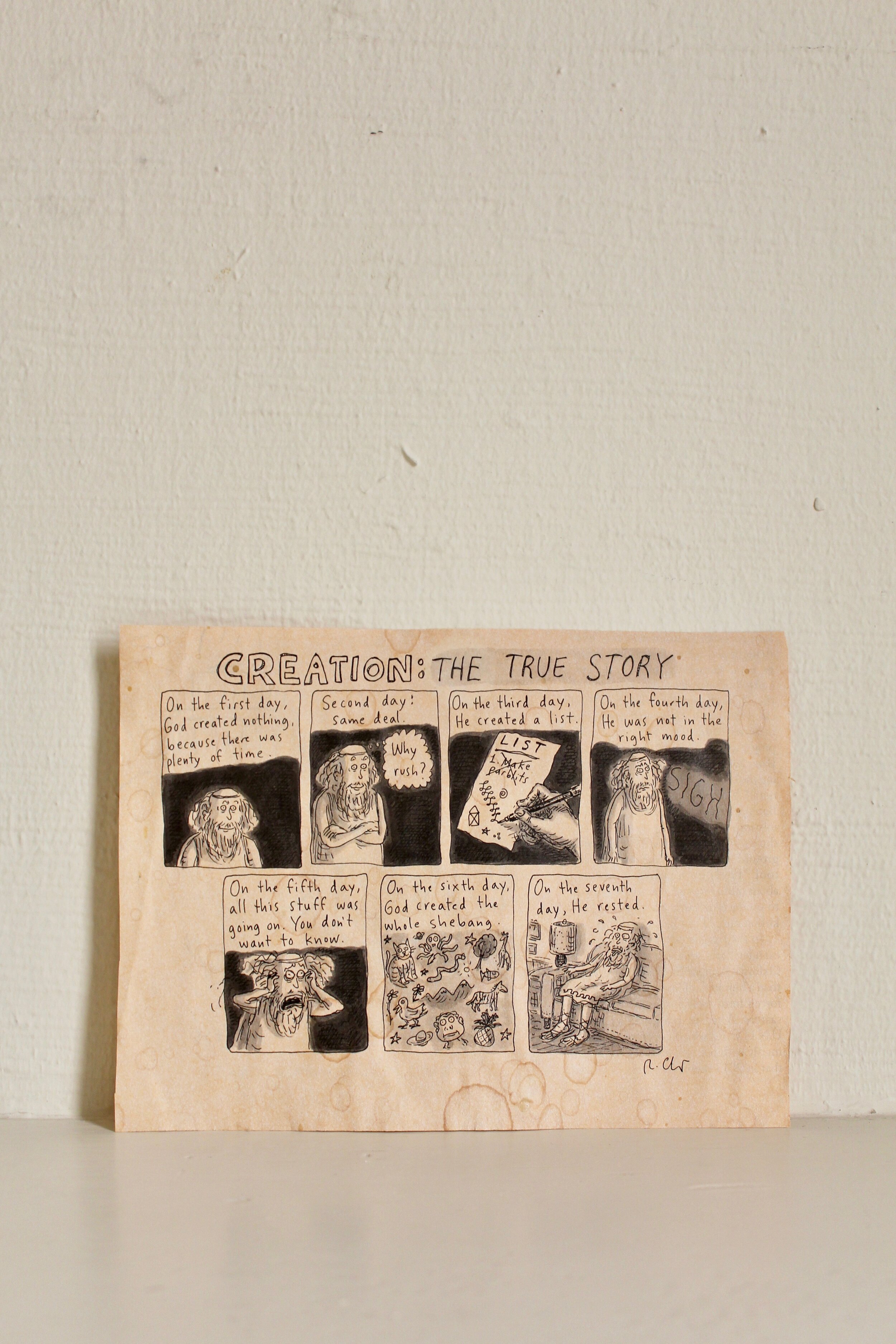 Creation: The True Story , fridge cutout