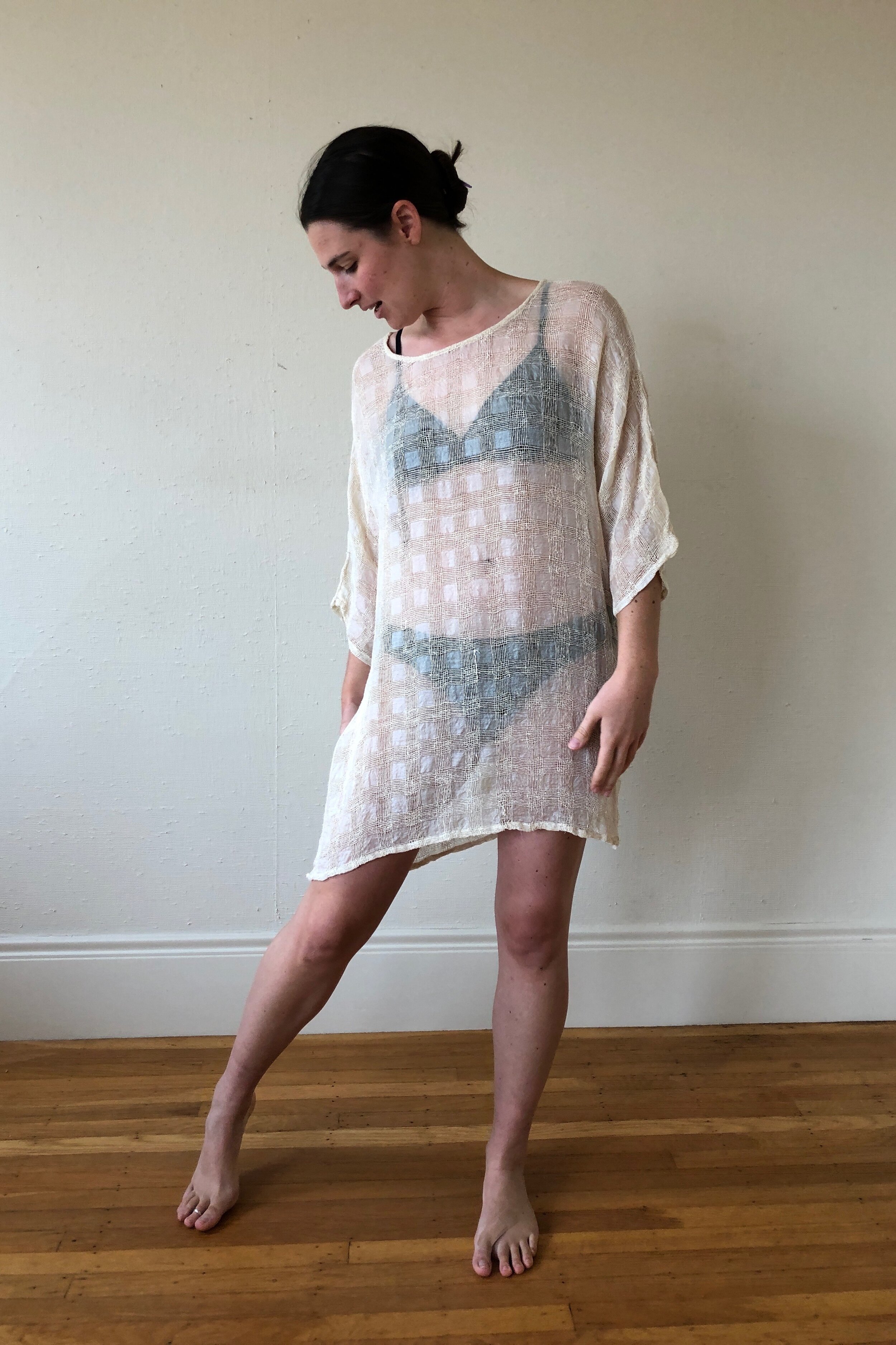 EARLY 80s SHEER SILK TOP - Los Altos Hills, Ca