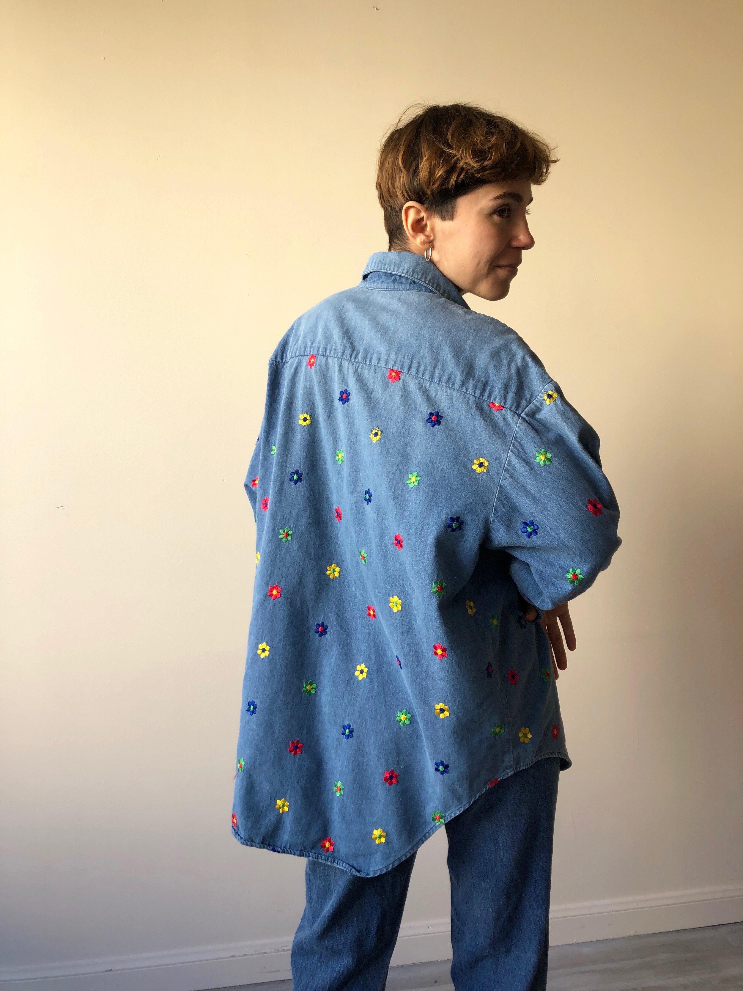 90s FLOWERFETTI SHIRT - Mt. Davidson, San Francisco