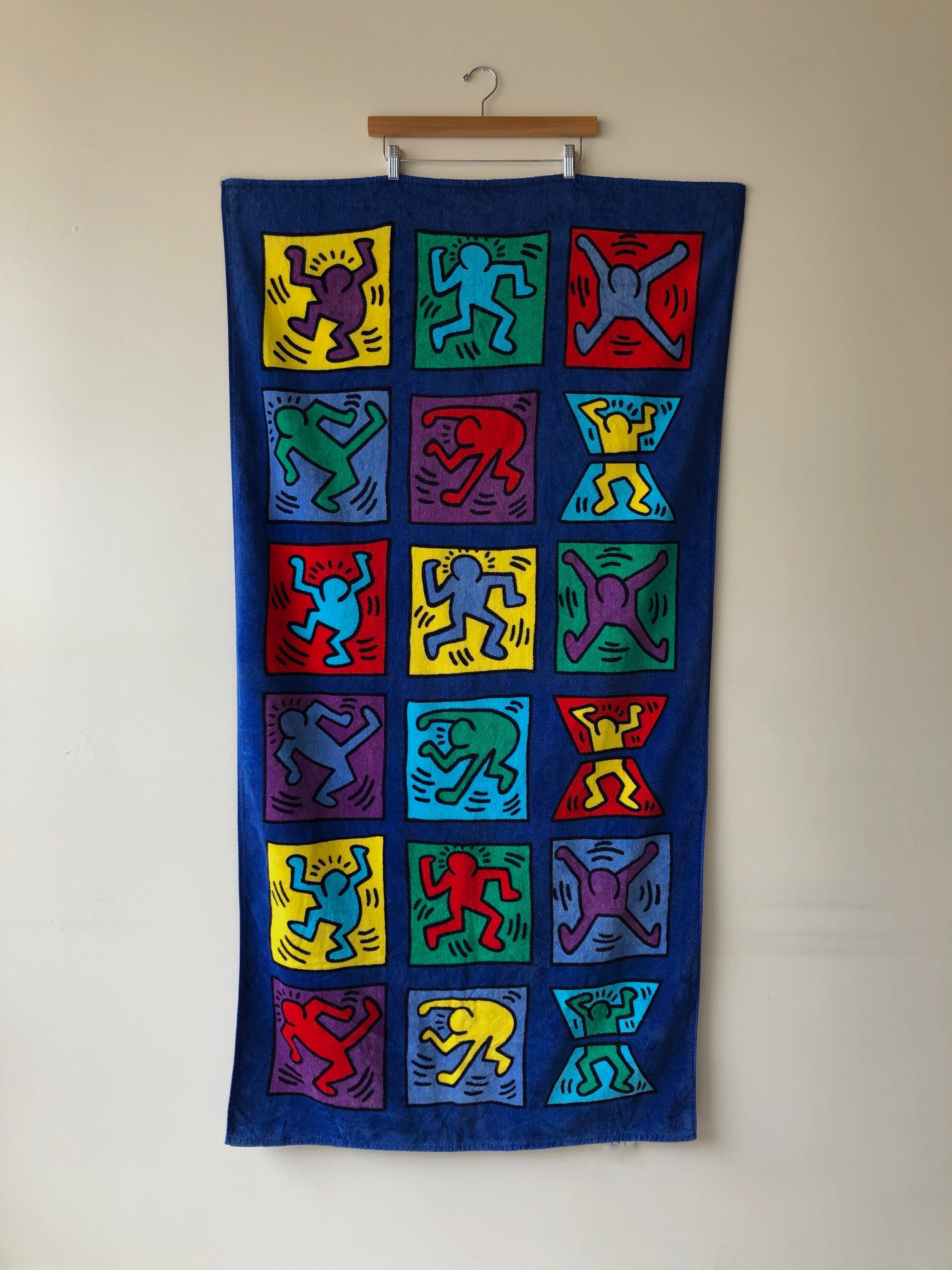 1982 KEITH HARING TOWEL - North Beach, San Francisco 